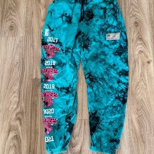 Teal and Black Kids Joggers